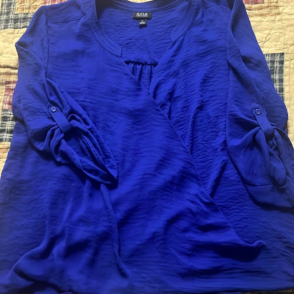 a.n.a royal blue blouse!